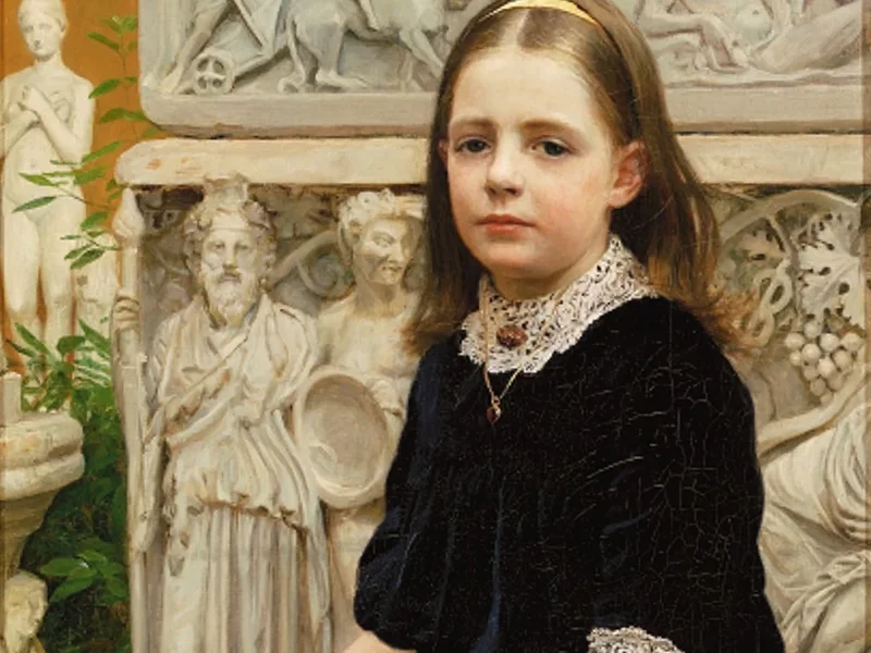 1868-August Jacobsen - Ritratto di Theodora Jacobsen